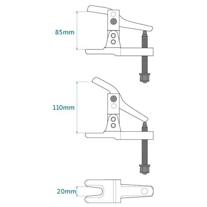 Nuėmėjas šarnyrų universalus 20mm 1 Nuėmėjas šarnyrų universalus 20mm 1