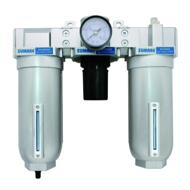 Oro srauto reguliatorius 1" su filtru ir tepaline Oro srauto reguliatorius 1" su filtru ir tepaline