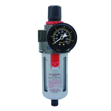 Oro srauto reguliatorius 1/2" su filtru Oro srauto reguliatorius 1/2" su filtru