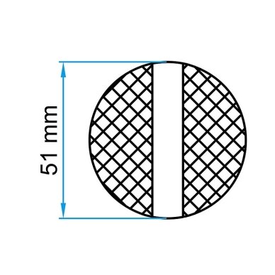 Padas guminis domkratui Ø51mm su išpjova pasitiprintas 3 Padas guminis domkratui Ø51mm su išpjova pasitiprintas 3