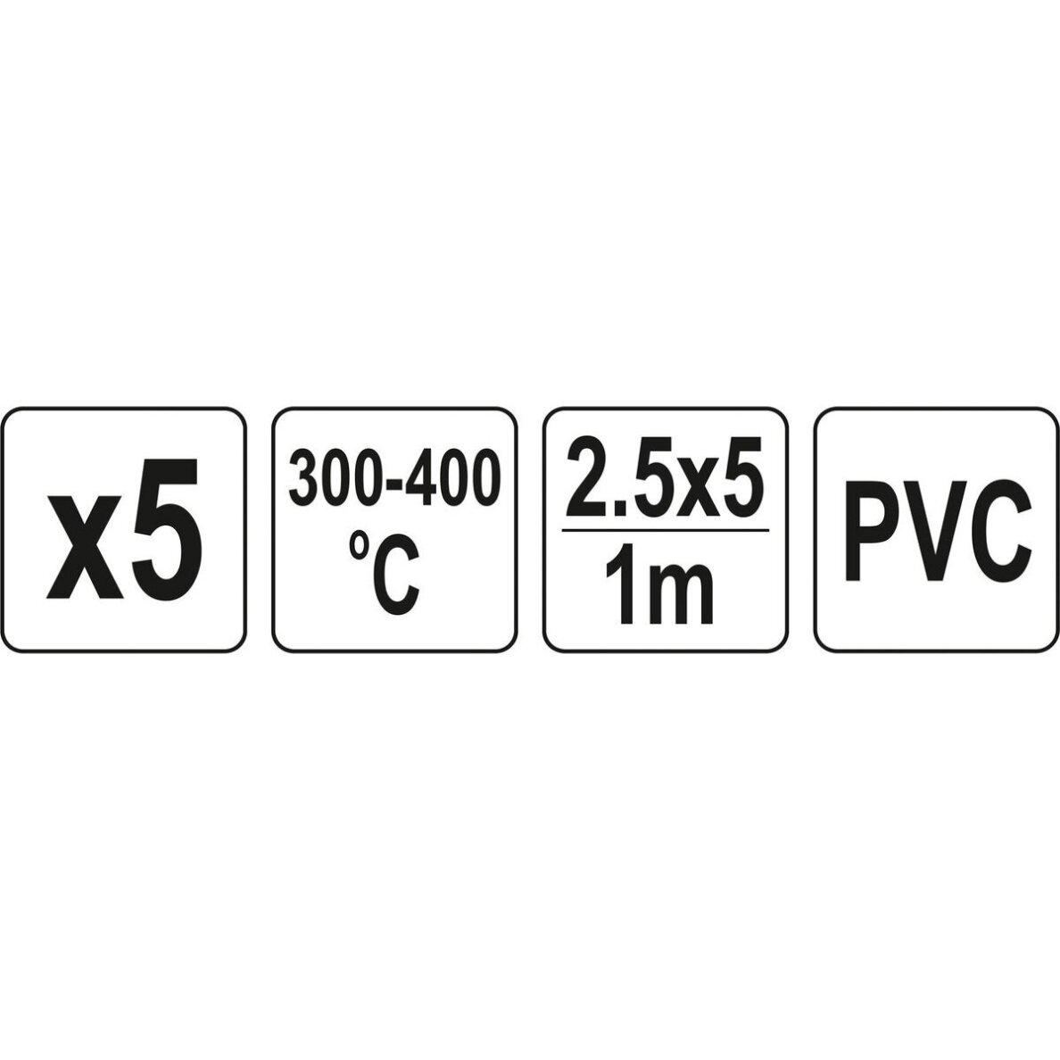 Plastiko suvirinimo juostų rinkinys (5vnt) (PVC polivinilchloridas) 2.5x5mm 5х1m 2 Plastiko suvirinimo juostų rinkinys (5vnt) (PVC polivinilchloridas) 2.5x5mm 5х1m 2
