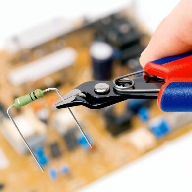 Precizinės elektronikos kirpimo replės 140mm KNIPEX 2 Precizinės elektronikos kirpimo replės 140mm KNIPEX 2