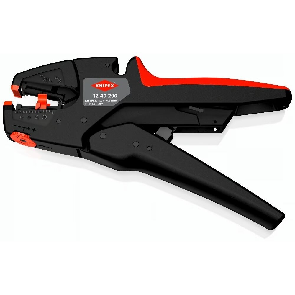Replės laidų nuvalymui 200mm (0.03–10.0 mm²) KNIPEX Evostrip Replės laidų nuvalymui 200mm (0.03–10.0 mm²) KNIPEX Evostrip
