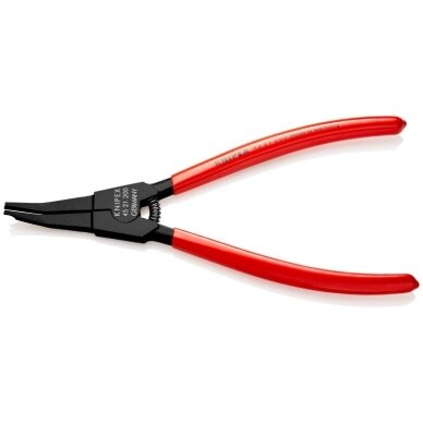 Replės išoriniams žiedams. Lenktos 200mm (be skylučių) KNIPEX 1