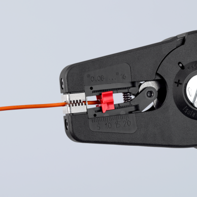 Replės laidų nuvalymui 195mm KNIPEX PreciStrip16 5 Replės laidų nuvalymui 195mm KNIPEX PreciStrip16 5