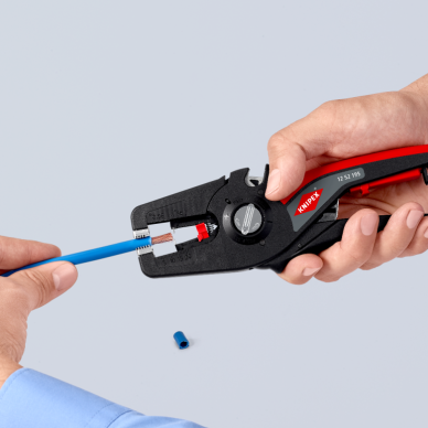 Replės laidų nuvalymui 195mm KNIPEX PreciStrip16 9