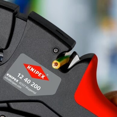 Replės laidų nuvalymui 200mm (0.03–10.0 mm²) KNIPEX Evostrip 1