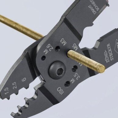 Replės laidų užspaudimui ir nuvalymui 230mm KNIPEX 7 Replės laidų užspaudimui ir nuvalymui 230mm KNIPEX 7