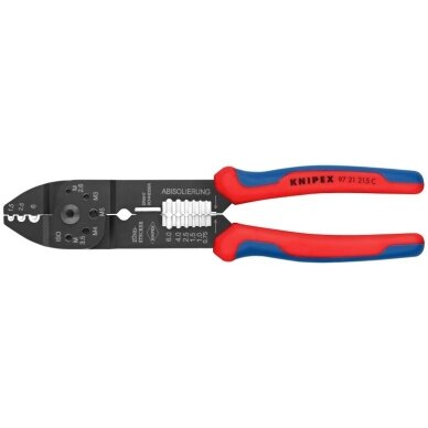 Replės laidų užspaudimui ir nuvalymui 230mm KNIPEX Replės laidų užspaudimui ir nuvalymui 230mm KNIPEX