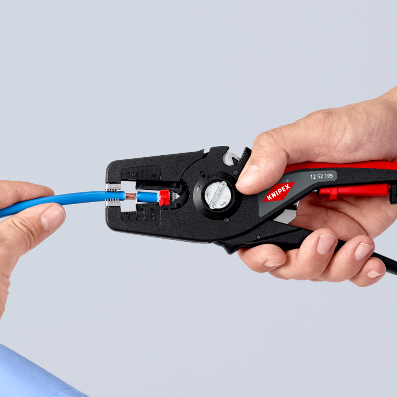 Replės laidų nuvalymui 195mm KNIPEX PreciStrip16 10