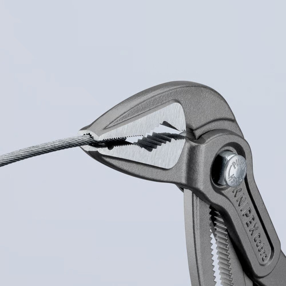 Santechninės replės prailgintos KNIPEX SLIM Cobra su fiksavimu 250mm 8