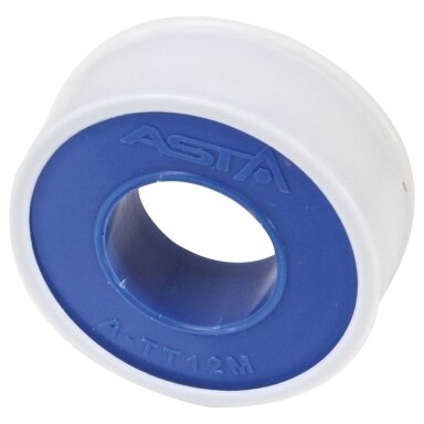 Sandarinimo juosta tefloninė 10mx12mm Sandarinimo juosta tefloninė 10mx12mm
