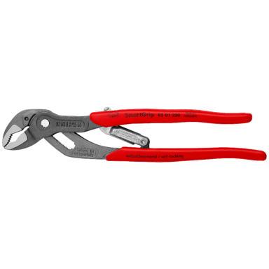 Santechninės replės 250mm KNIPEX su SmartGrip fiksavimu Santechninės replės 250mm KNIPEX su SmartGrip fiksavimu