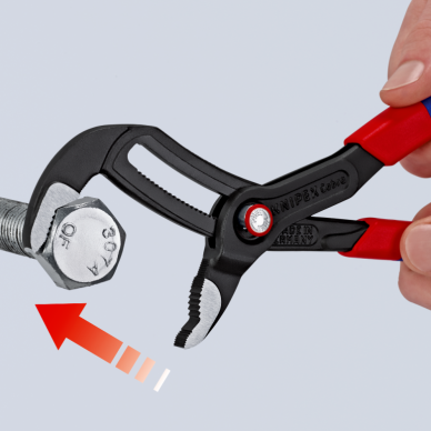 Santechninės replės KNIPEX Cobra su greitu fiksavimu 250mm 4 Santechninės replės KNIPEX Cobra su greitu fiksavimu 250mm 4