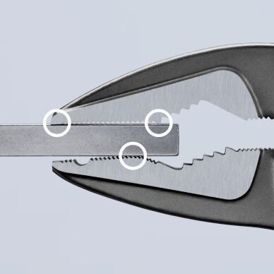 Santechninės replės prailgintos KNIPEX SLIM Cobra su fiksavimu 250mm 5 Santechninės replės prailgintos KNIPEX SLIM Cobra su fiksavimu 250mm 5