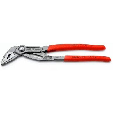 Santechninės replės prailgintos KNIPEX SLIM Cobra su fiksavimu 250mm Santechninės replės prailgintos KNIPEX SLIM Cobra su fiksavimu 250mm