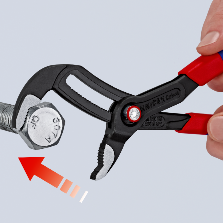 Santechninės replės KNIPEX Cobra su greitu fiksavimu 250mm 4 Santechninės replės KNIPEX Cobra su greitu fiksavimu 250mm 4