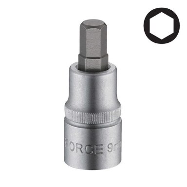 Šešiakampis-galvutė Hex 3mm 3/8"