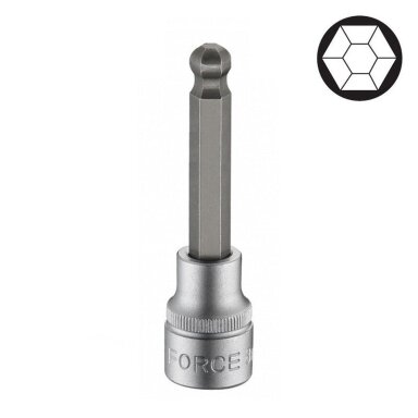 Šešiakampis-galvutė su šarnyru Hex Ball 6mm 1/2"