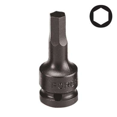 Šešiakampis-galvutė smūginis Hex 14mm 1/2" Šešiakampis-galvutė smūginis Hex 14mm 1/2"