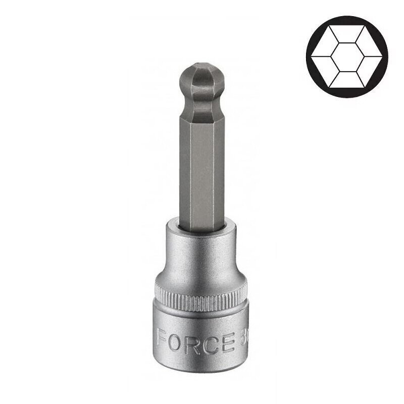 Šešiakampis-galvutė su šarnyru Hex Ball 5mm 3/8" 62mmL
