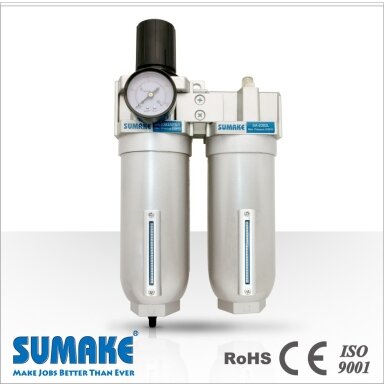 Slėgio reguliatorius oro filtras tepalinė 1" SUMAKE Slėgio reguliatorius oro filtras tepalinė 1" SUMAKE