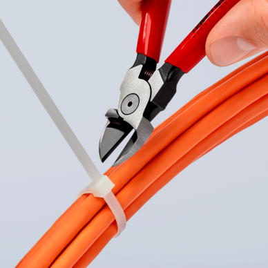 Šoninio kirpimo replės plastikams 140mm KNIPEX 8 Šoninio kirpimo replės plastikams 140mm KNIPEX 8