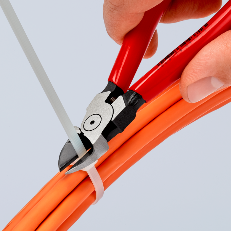Šoninio kirpimo replės plastikams 140mm KNIPEX 7 Šoninio kirpimo replės plastikams 140mm KNIPEX 7