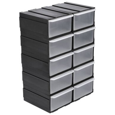 Spintelė smulkmenoms (10-ies stalčių) 225x155x100mm 1 Spintelė smulkmenoms (10-ies stalčių) 225x155x100mm 1
