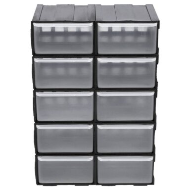 Spintelė smulkmenoms (10-ies stalčių) 225x155x100mm Spintelė smulkmenoms (10-ies stalčių) 225x155x100mm