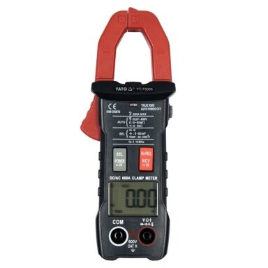 Srovės matavimo replės automatinės AC/DC 600A Srovės matavimo replės automatinės AC/DC 600A