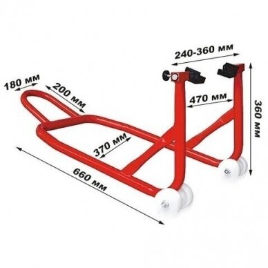 Stovas motociklams 250kg galiniam ratui 1