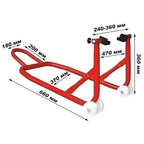 Stovas motociklams 250kg galiniam ratui 1