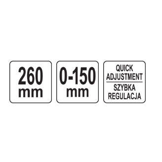 Suspaudimo replės slankiojančios veržtuvo L tipo 150mm 3 Suspaudimo replės slankiojančios veržtuvo L tipo 150mm 3