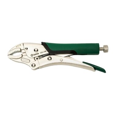 Suspaudimo replės 175mm išlenktos Suspaudimo replės 175mm išlenktos