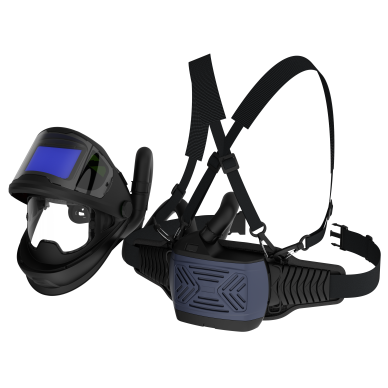 Suvirintojo skydelis FS1 su PAPR A6 sistema Suvirintojo skydelis FS1 su PAPR A6 sistema