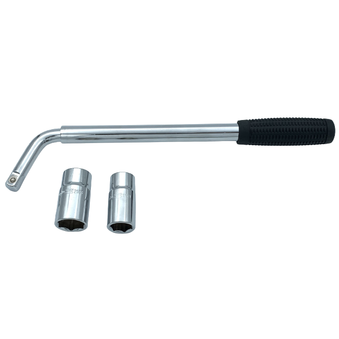 Suktuko su ištraukiama rankena rinkinys 1/2" 3vnt. Suktuko su ištraukiama rankena rinkinys 1/2" 3vnt.