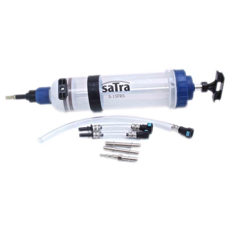 Švirkštas alyvai skysčiams skaidrus su adapteriais 1500ml Švirkštas alyvai skysčiams skaidrus su adapteriais 1500ml