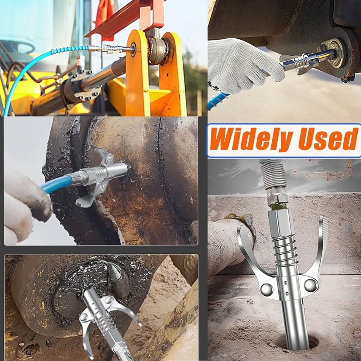Tepimo preso antgalis 6 segmentų greito užspaudimo M10x1mm 1/8" 3 Tepimo preso antgalis 6 segmentų greito užspaudimo M10x1mm 1/8" 3