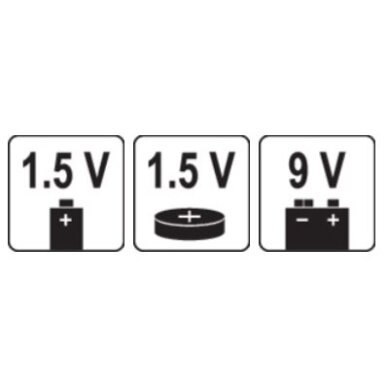 Testeris 1.5V ir 9V baterijoms 6