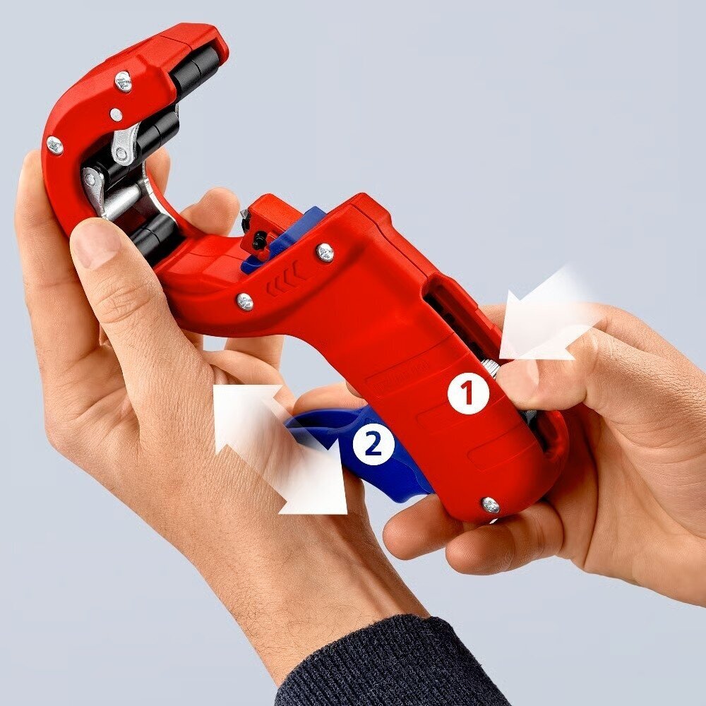 Vamzdžių pjoviklis storam plastikui 32-50mm KNIPEX DPT50 3