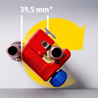 Vamzdžių (metalinių) mini pjoviklis 3-30mm KNIPEX TubiX® S 4 Vamzdžių (metalinių) mini pjoviklis 3-30mm KNIPEX TubiX® S 4