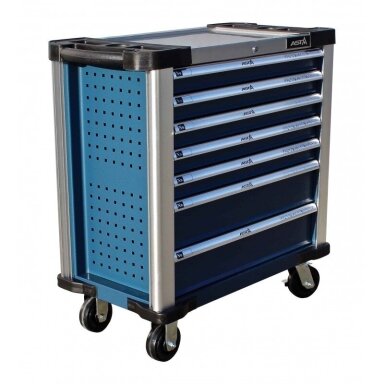 Vežimėlis įrankiams 7 stalčių ASTA Blue Vežimėlis įrankiams 7 stalčių ASTA Blue