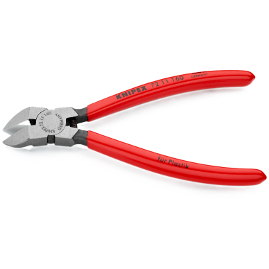Žnyplės plastikui 45° 160mm KNIPEX 1